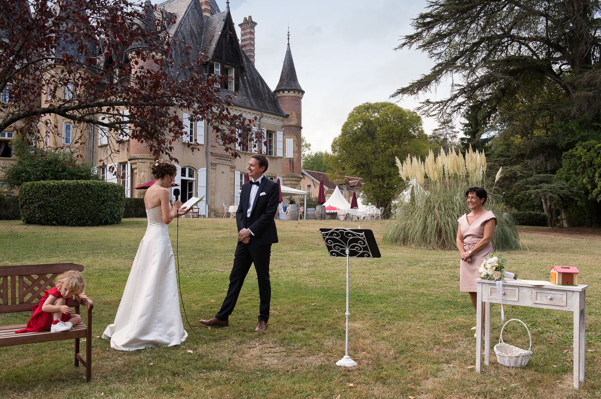 photographe mariage toulouse - mariage laïque au château du Haget dans e Gers