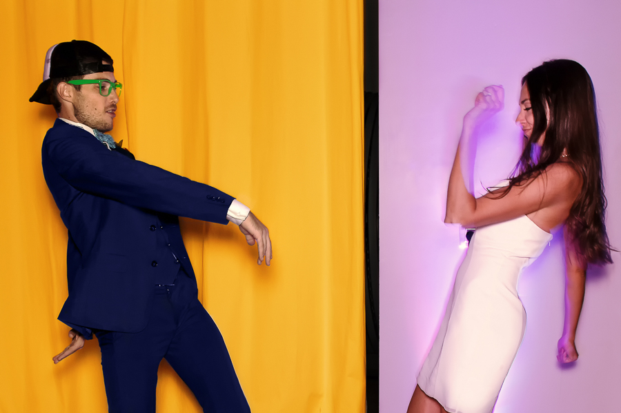 La première danse des mariés pendant la soirée du mariage au chateau Lavalade