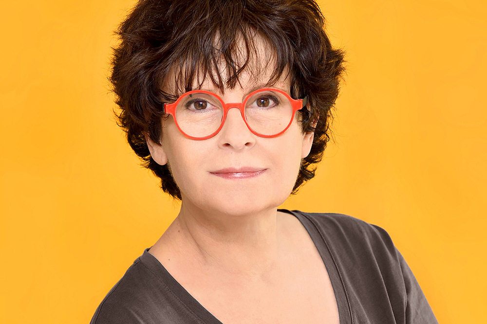 Portrait sur fond chaud