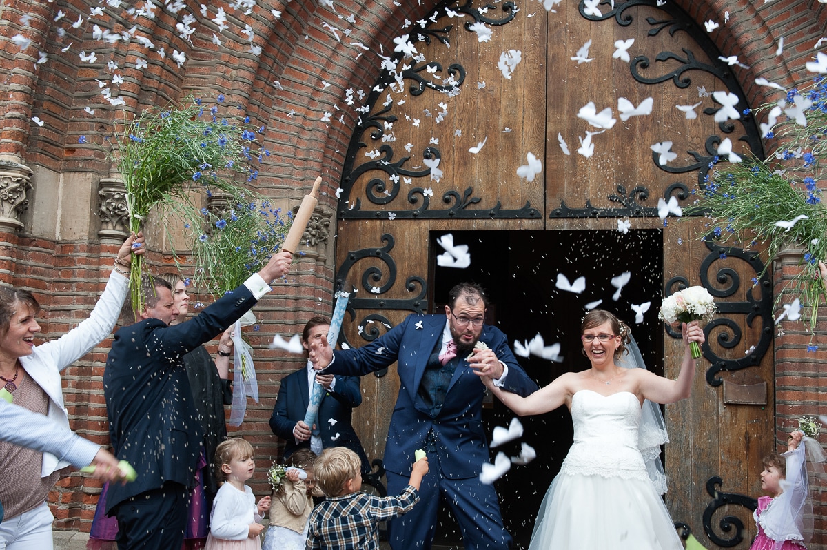 Fin de la cérémonie religieuse